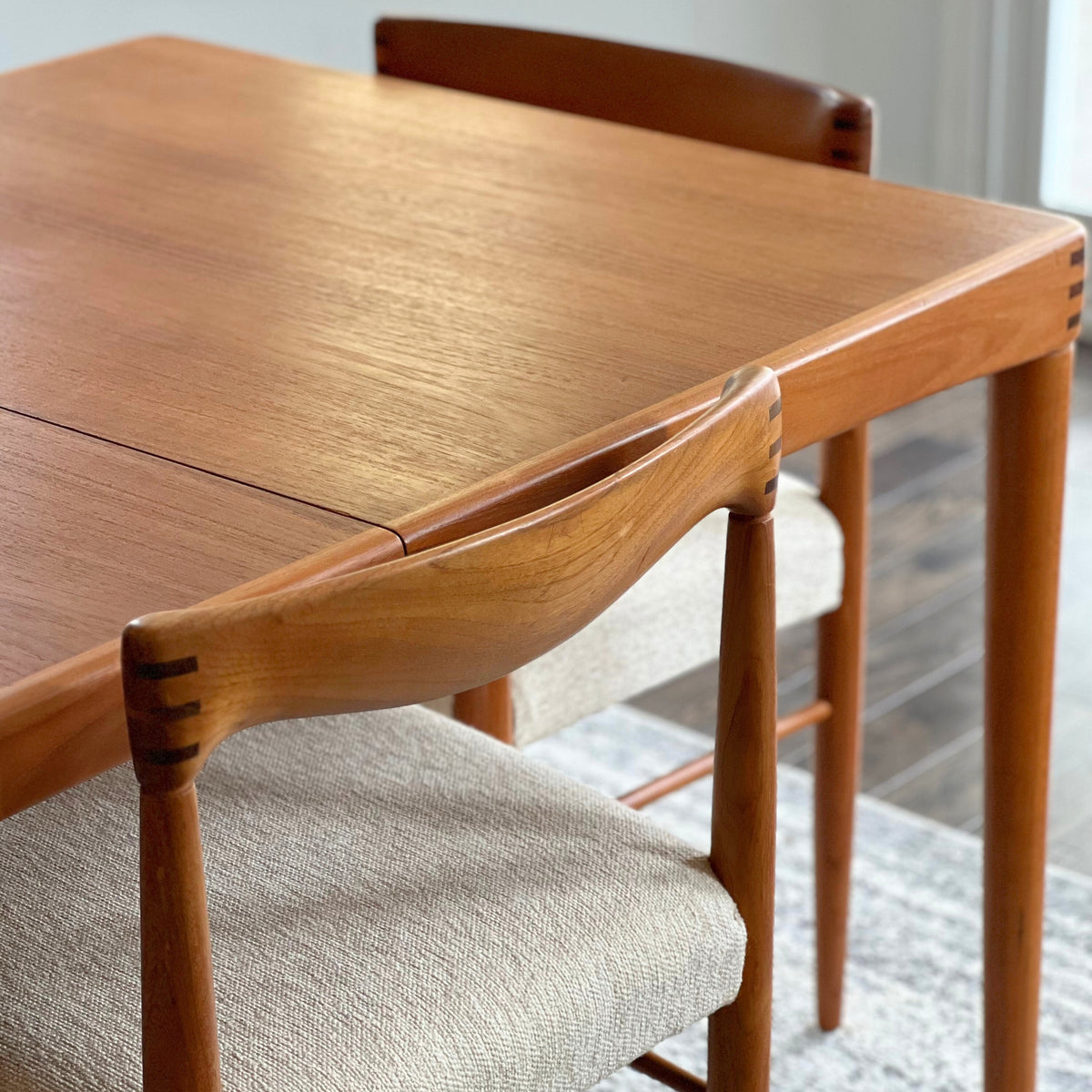 Teak Dining Table by H.W. Klein for Bramin