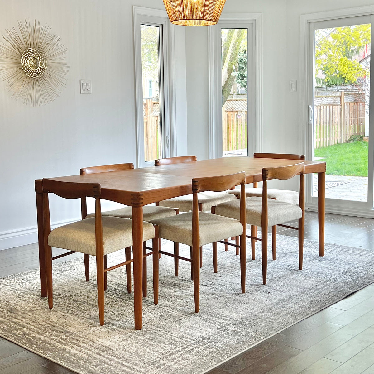 Teak Dining Chairs by H.W. Klein for Bramin