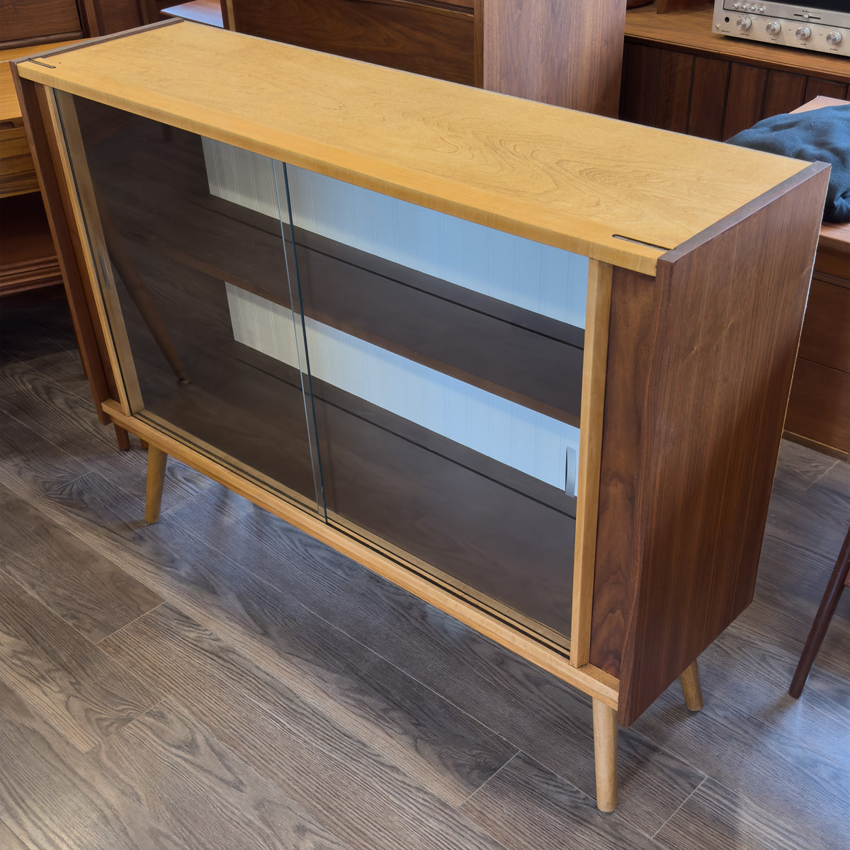 Walnut and Ash Deilcraft Cabinet