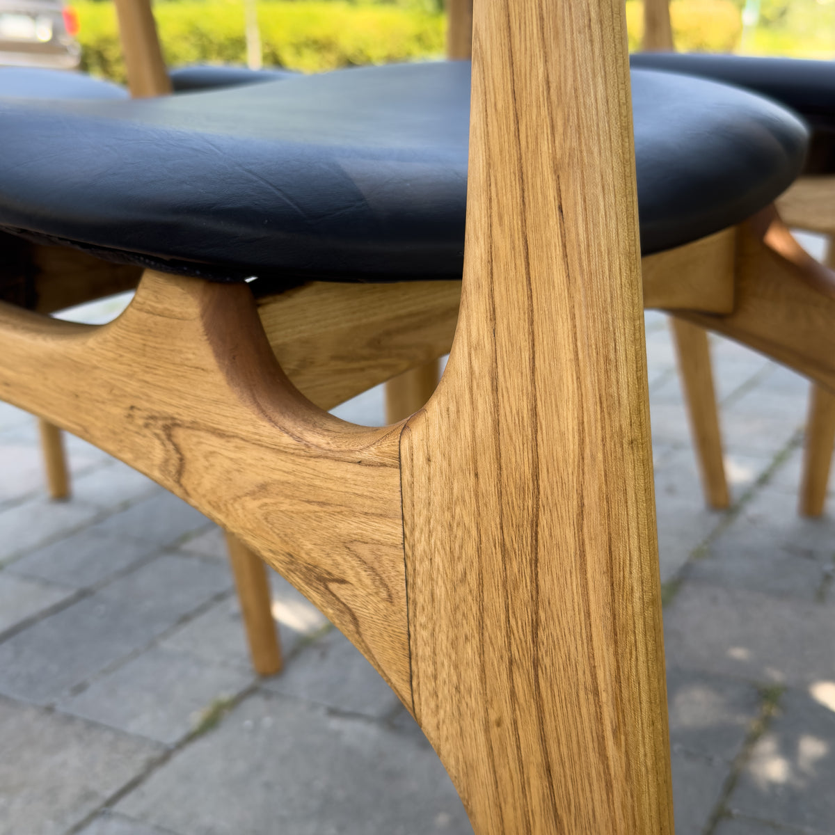 Walnut and Elm Deilcraft Dining Chairs