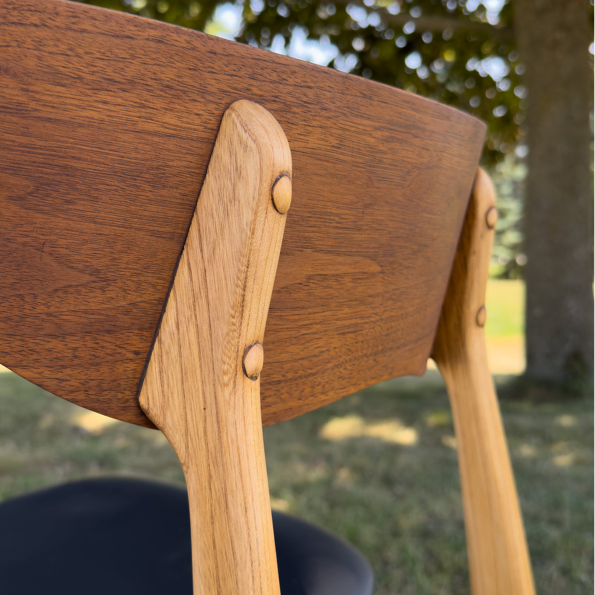Walnut and Elm Deilcraft Dining Chairs