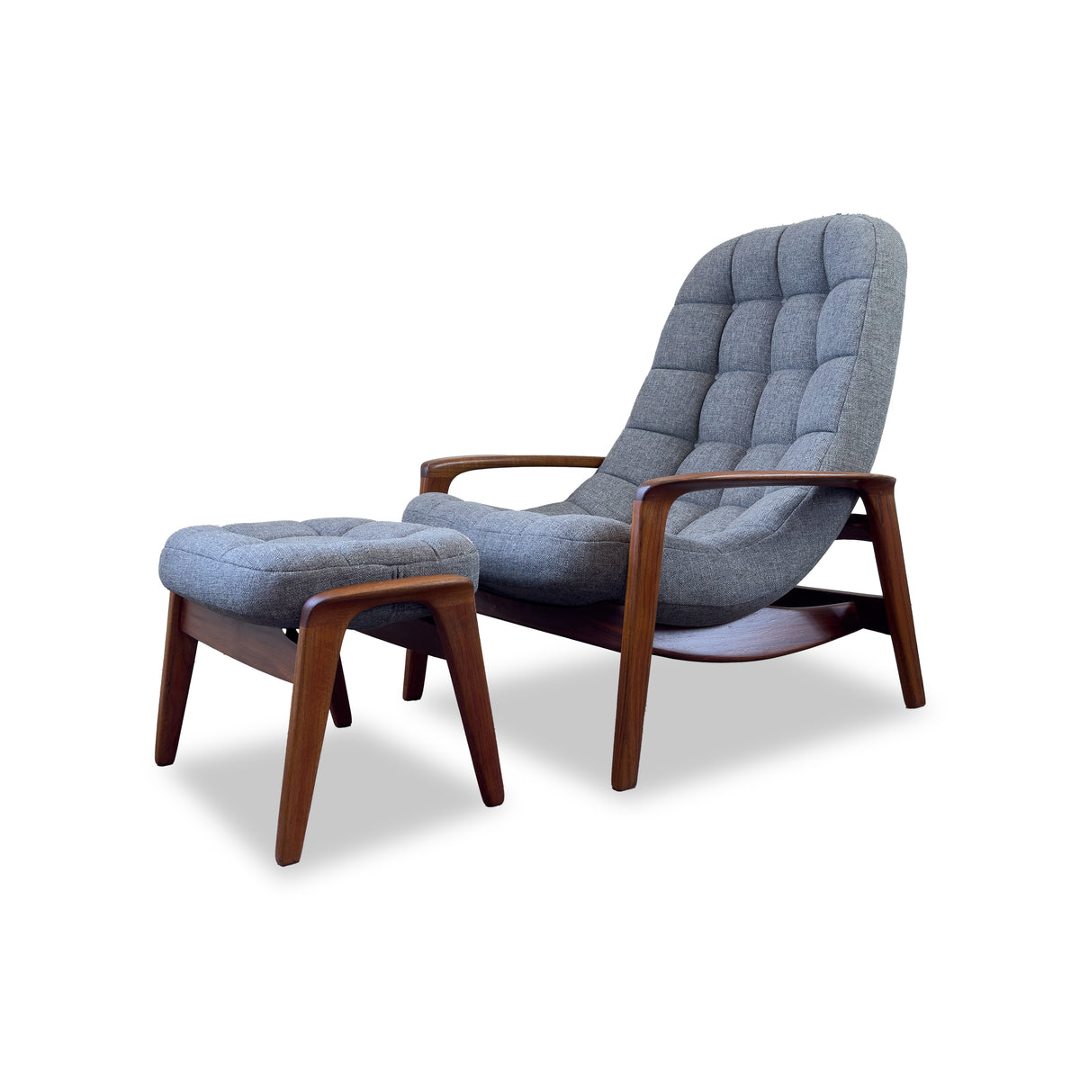 R. Huber Scoop Chair and Ottoman