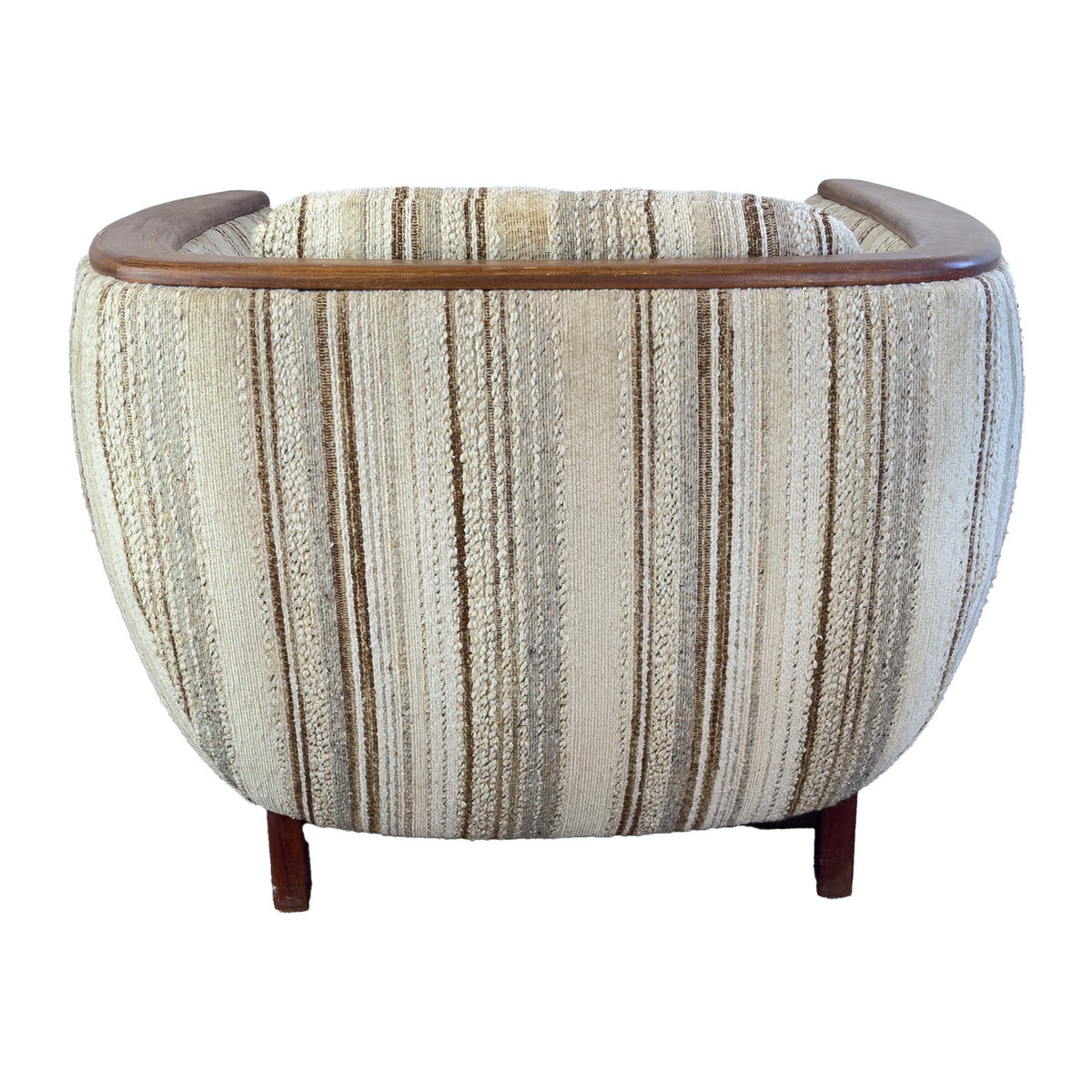 R Huber Teak Barrel Chair