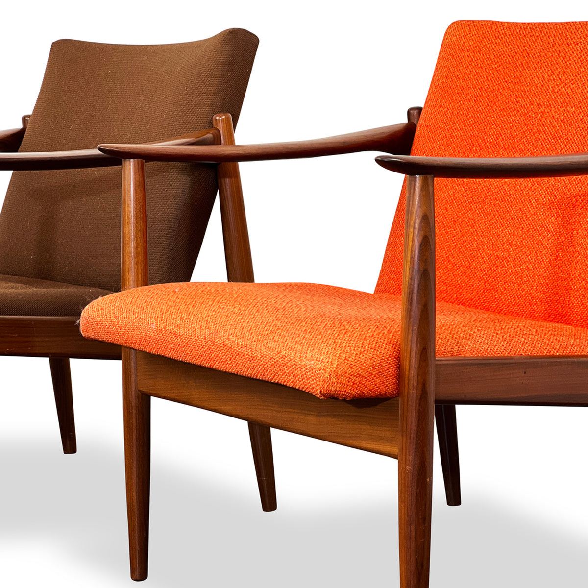 Pair of Norwegian Lounge Chairs by Sandvik Mobelfabrik