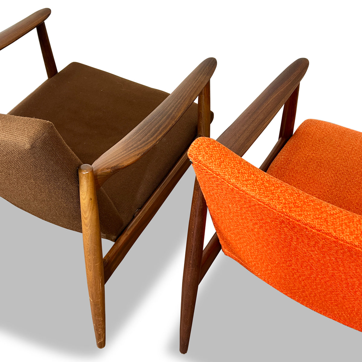 Pair of Norwegian Lounge Chairs by Sandvik Mobelfabrik