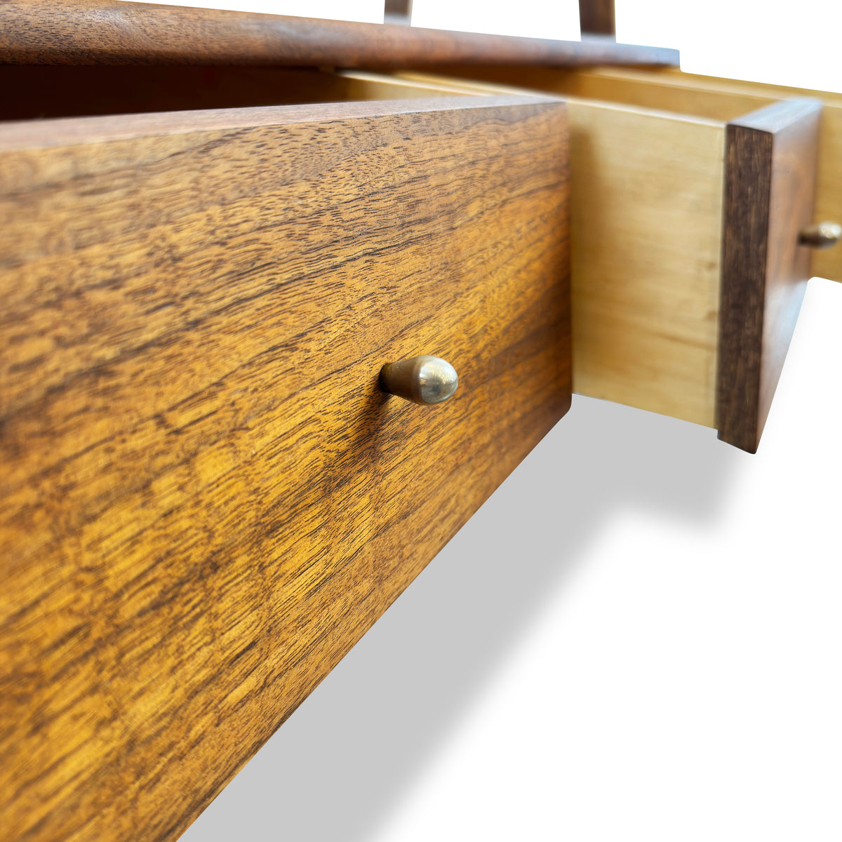 Walnut Freestanding Shelving Cabinet