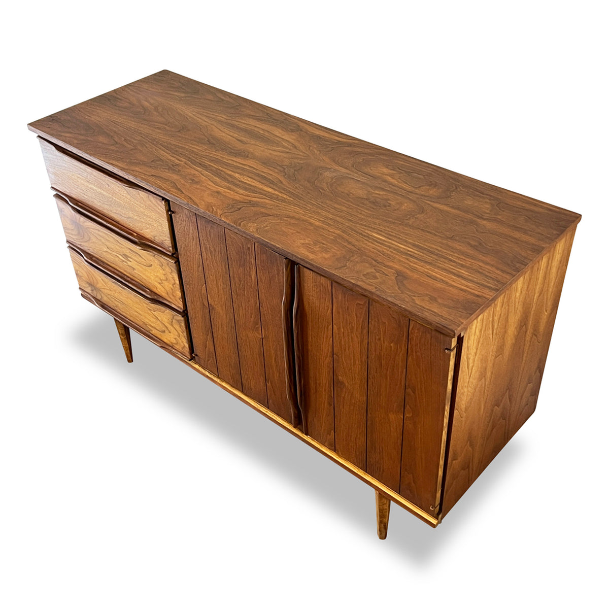 Compact Walnut Sideboard