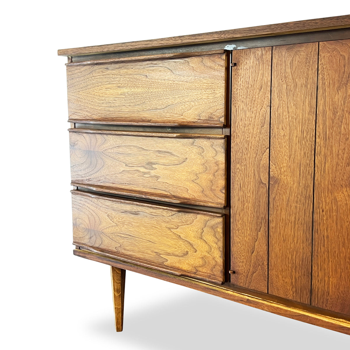 Compact Walnut Sideboard