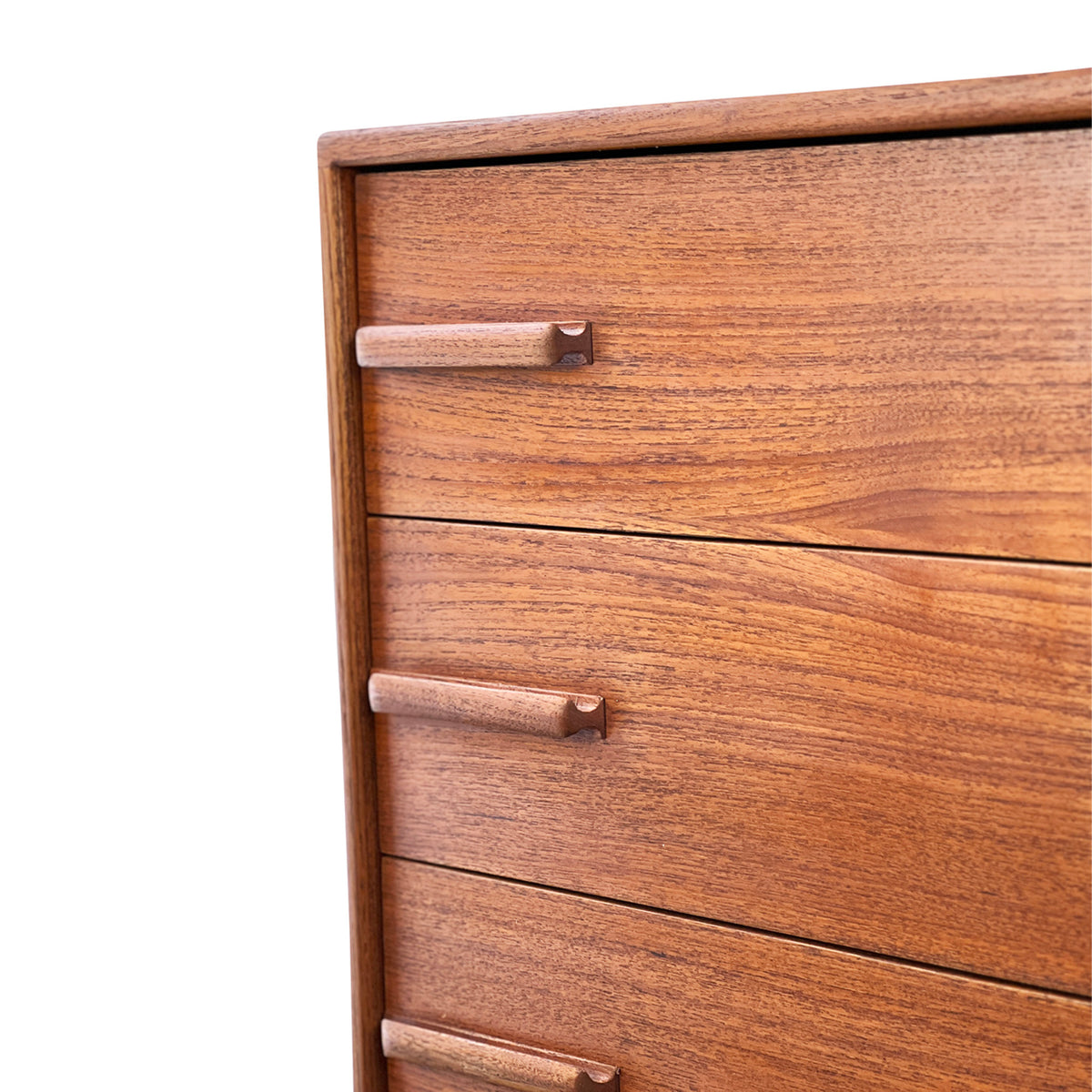 Teak Six Drawer Dresser