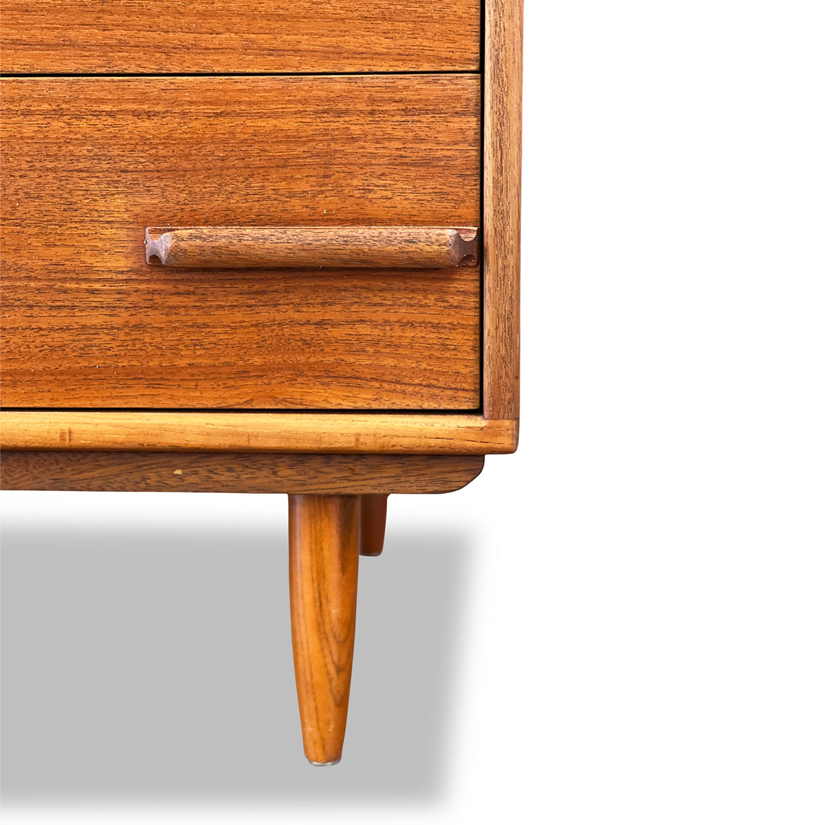 Teak Six Drawer Dresser