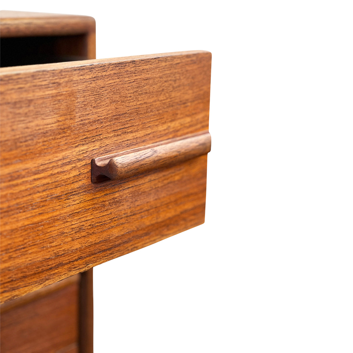 Teak Six Drawer Dresser
