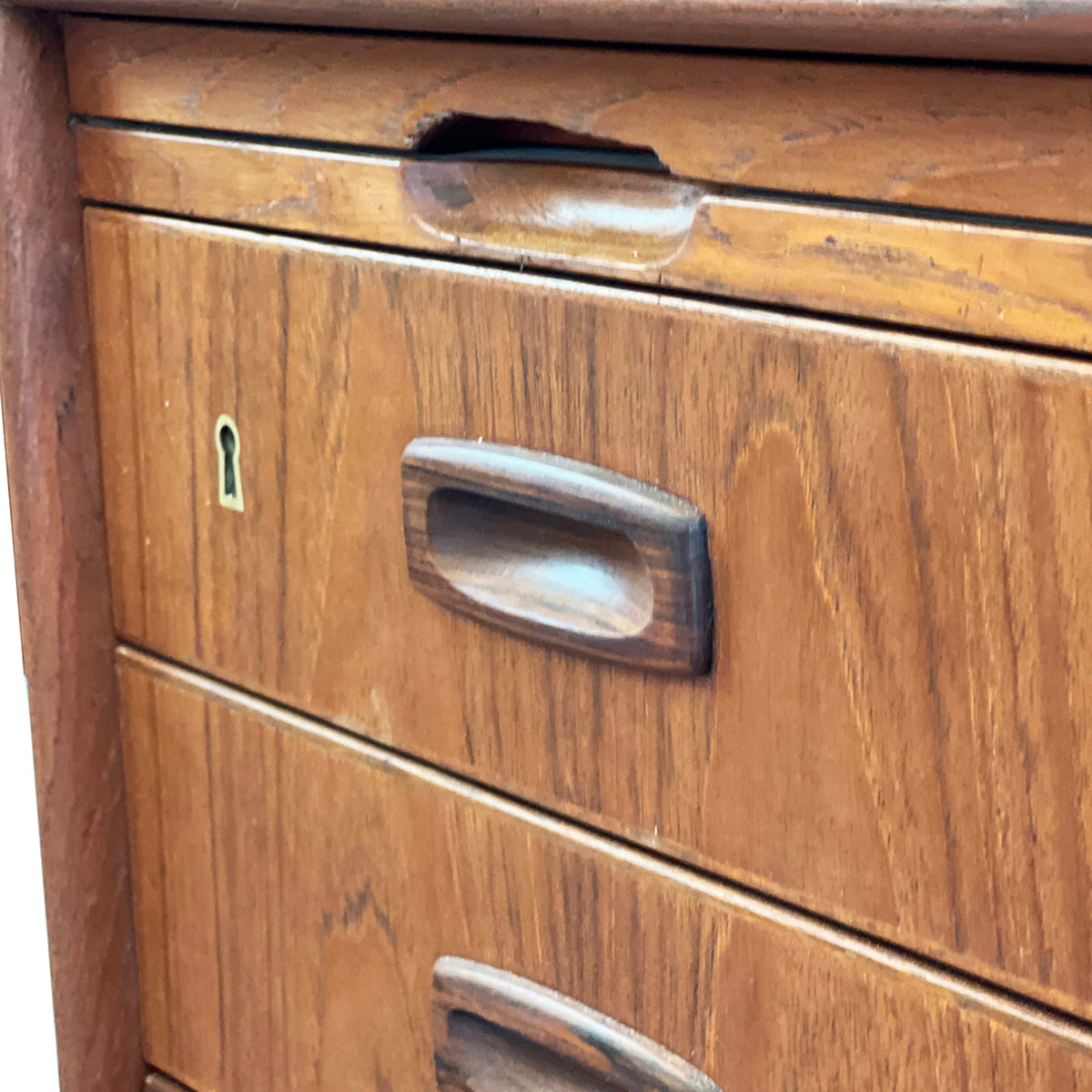 XL Teak Executive Desk by Hovmand-Olsen