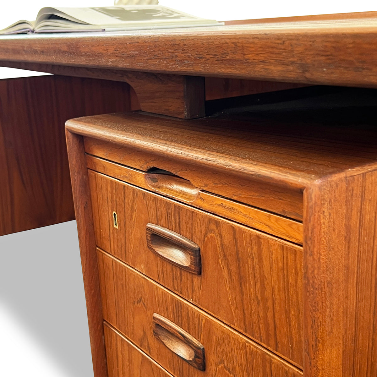 XL Teak Executive Desk by Hovmand-Olsen