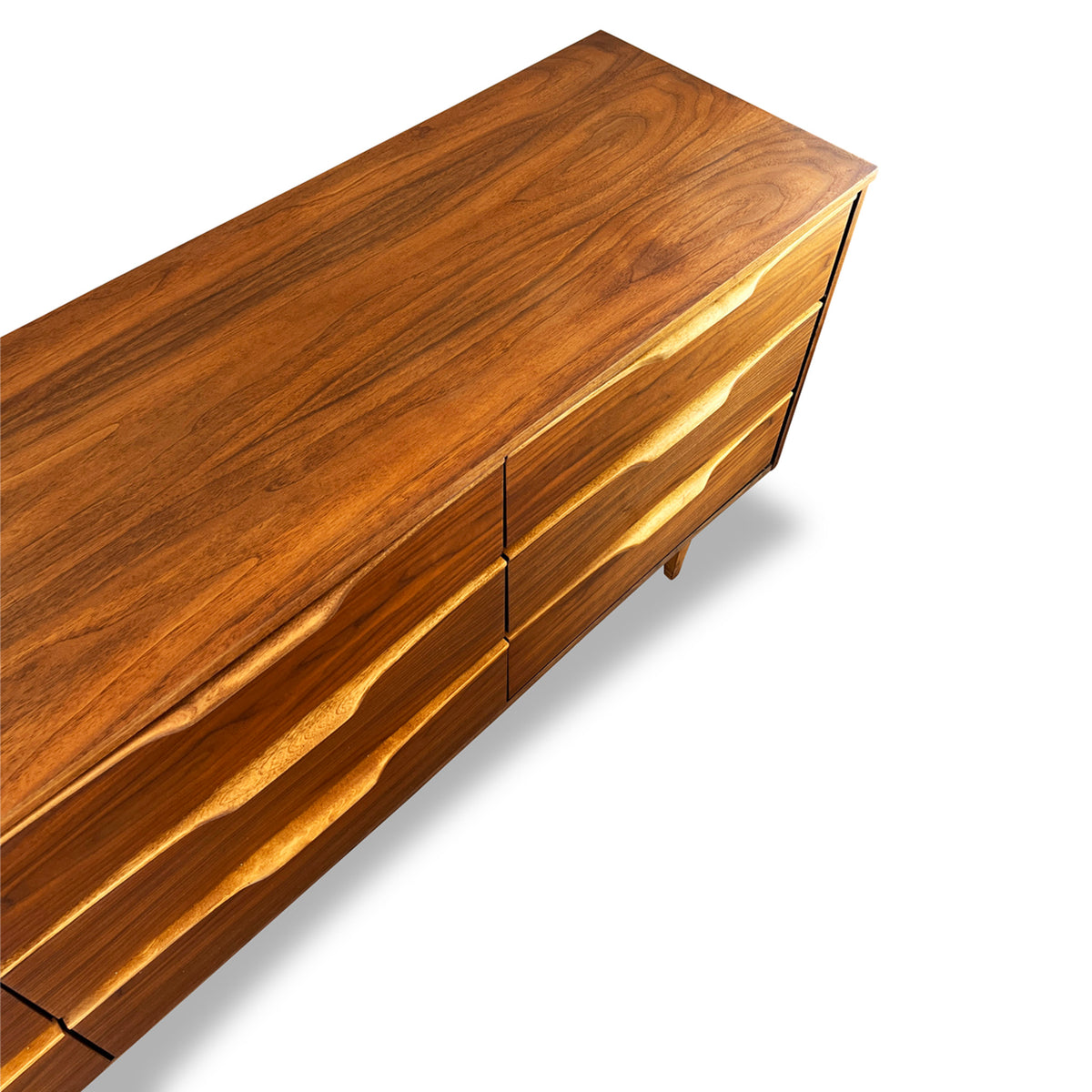Walnut and Birch Dresser