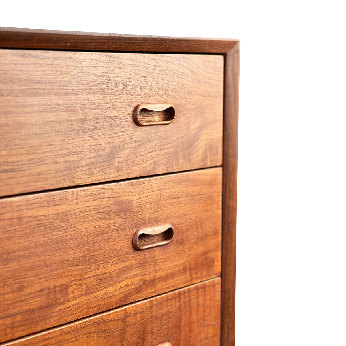 Teak Nine Drawer Dresser