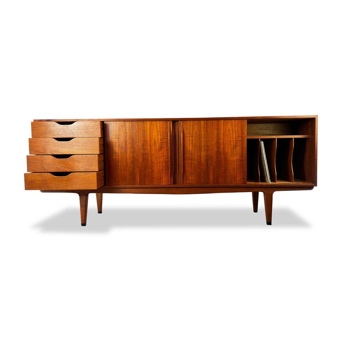 Teak Four Door Sideboard