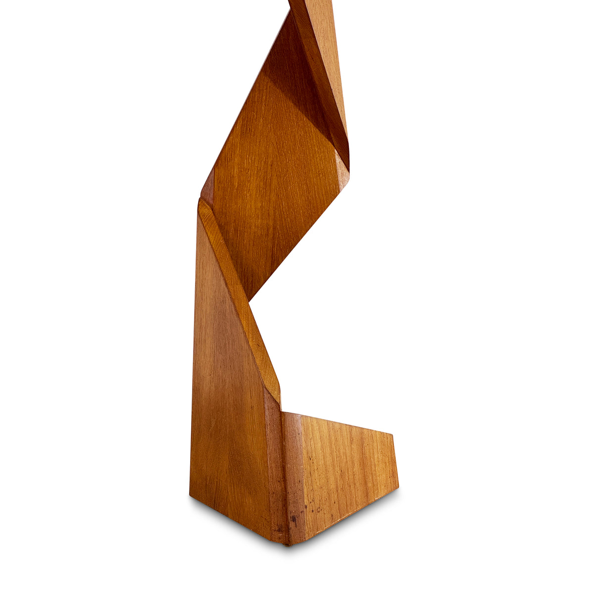 Teak Zig Zag Floor Lamp