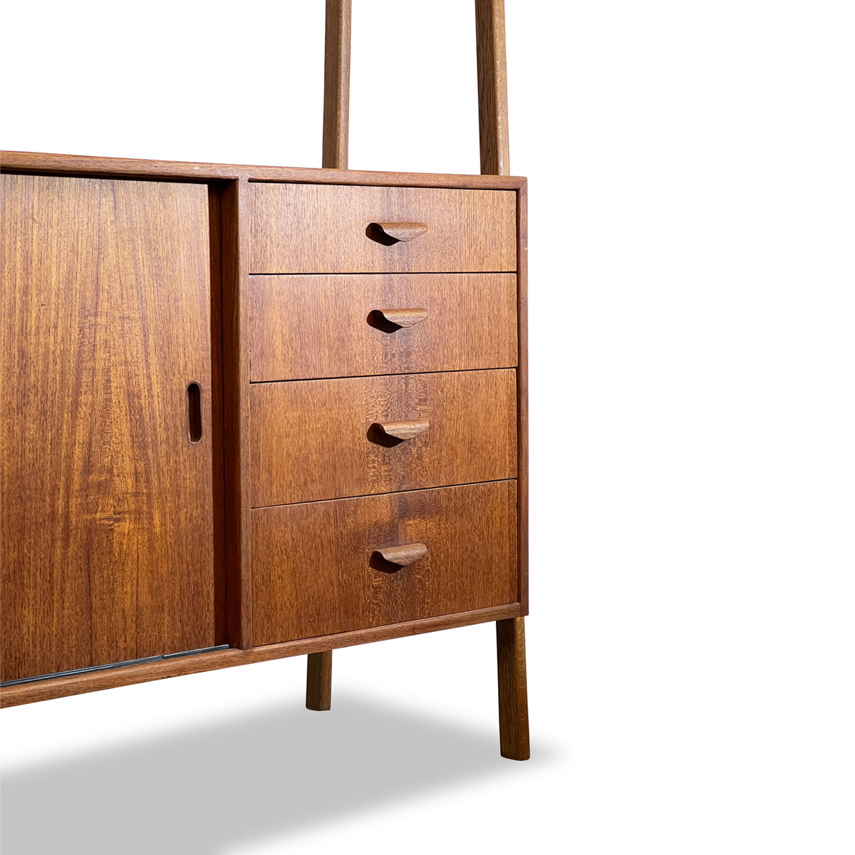 Teak Two-Tier Room Divider