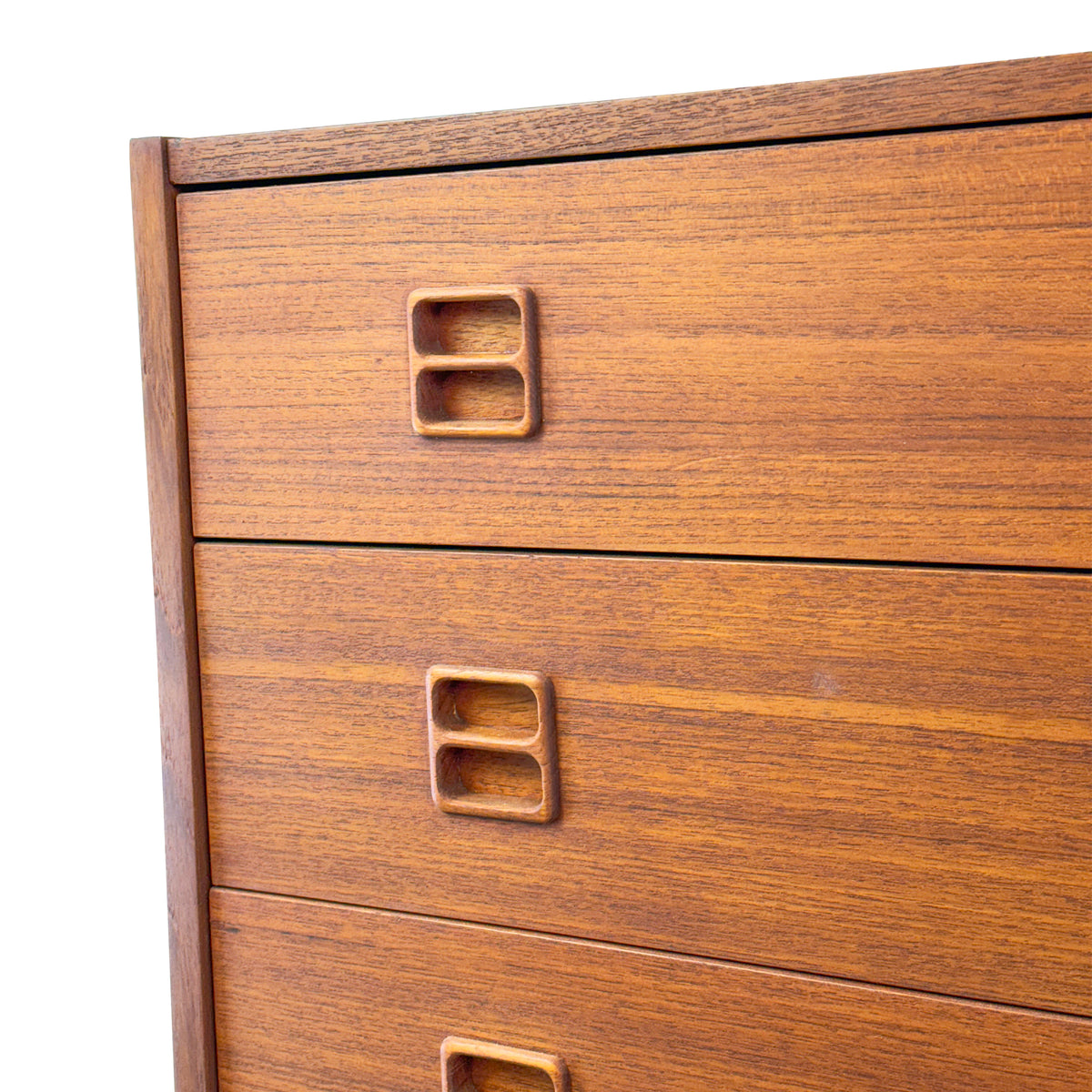 Teak Four Drawer Dresser