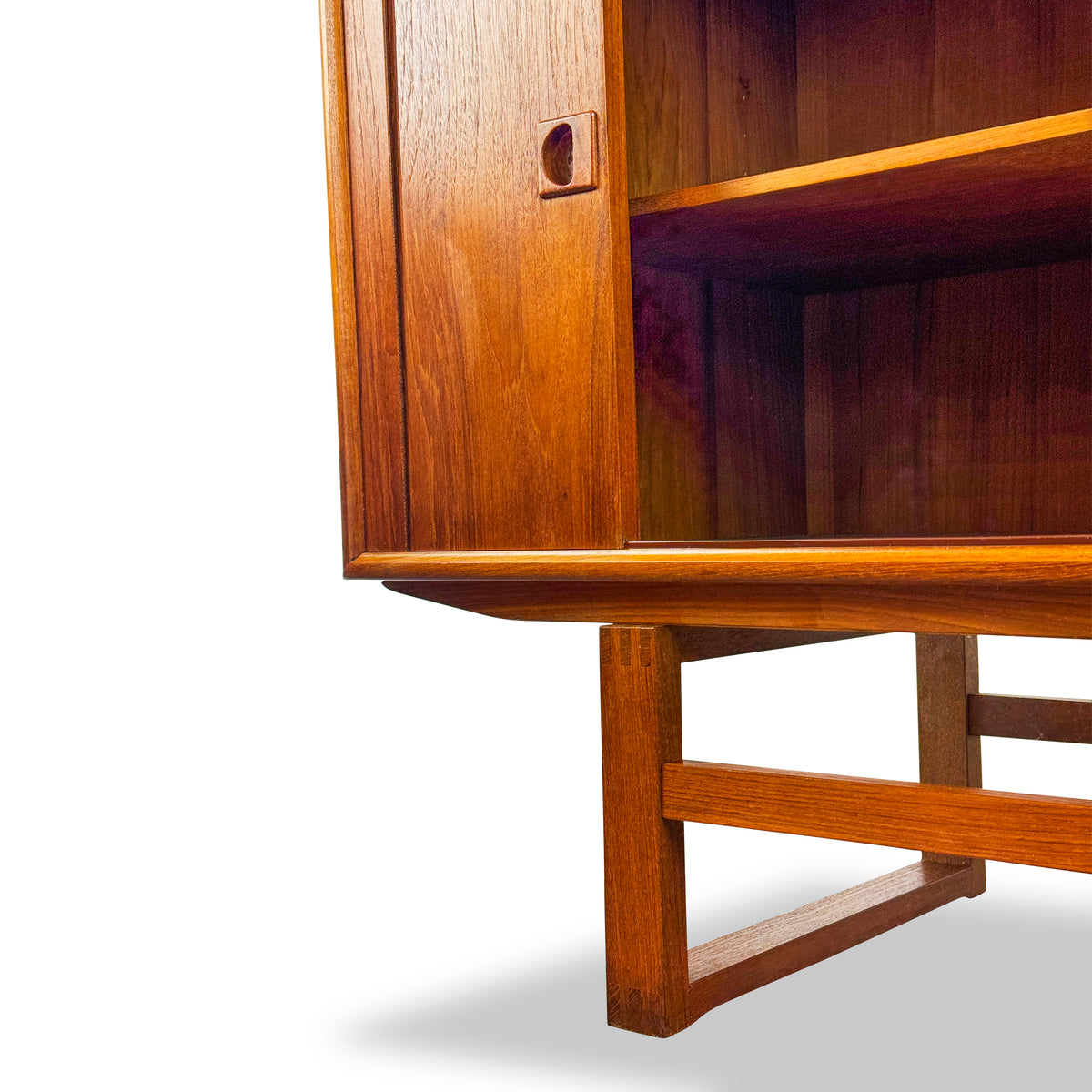 Teak Tambour Door Sideboard by Axel Christensen