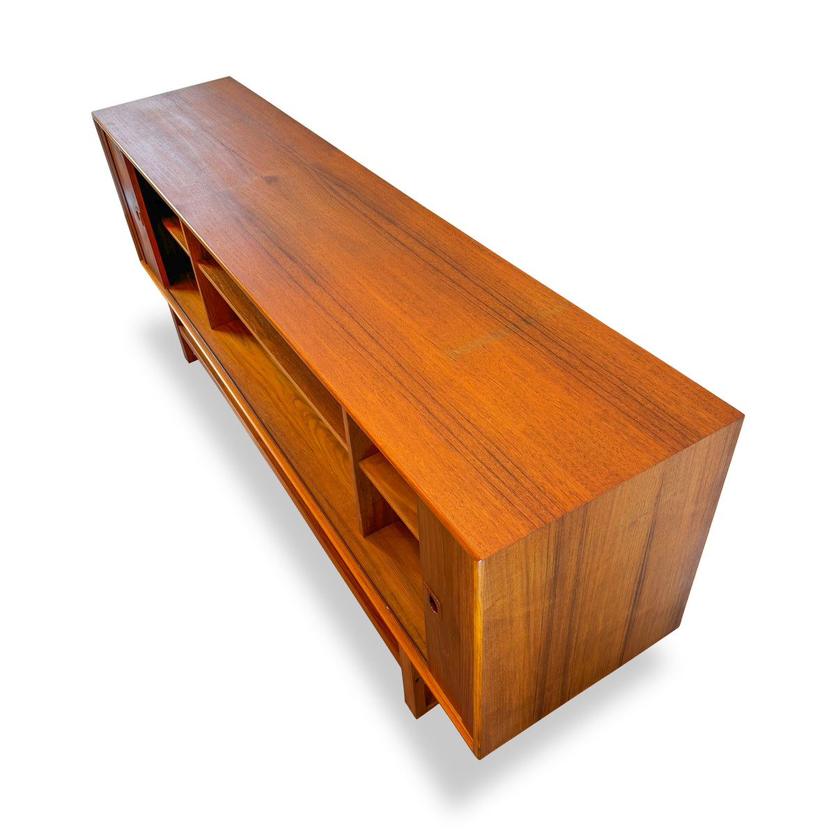 Teak Tambour Door Sideboard by Axel Christensen