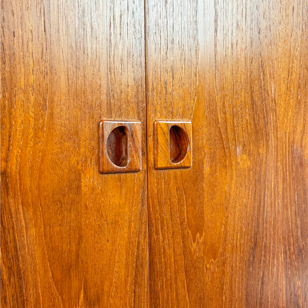 Teak Tambour Door Sideboard by Axel Christensen