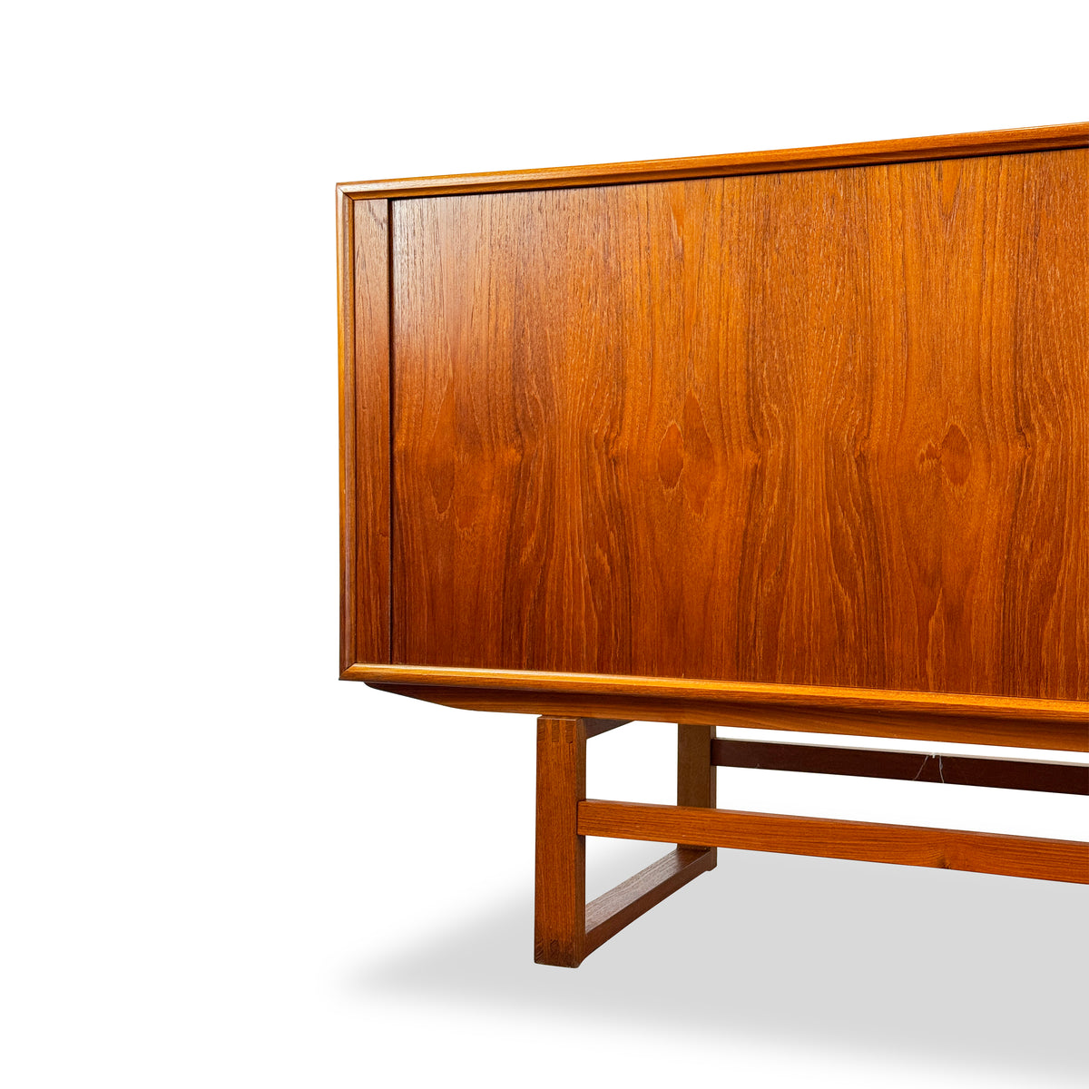 Teak Tambour Door Sideboard by Axel Christensen