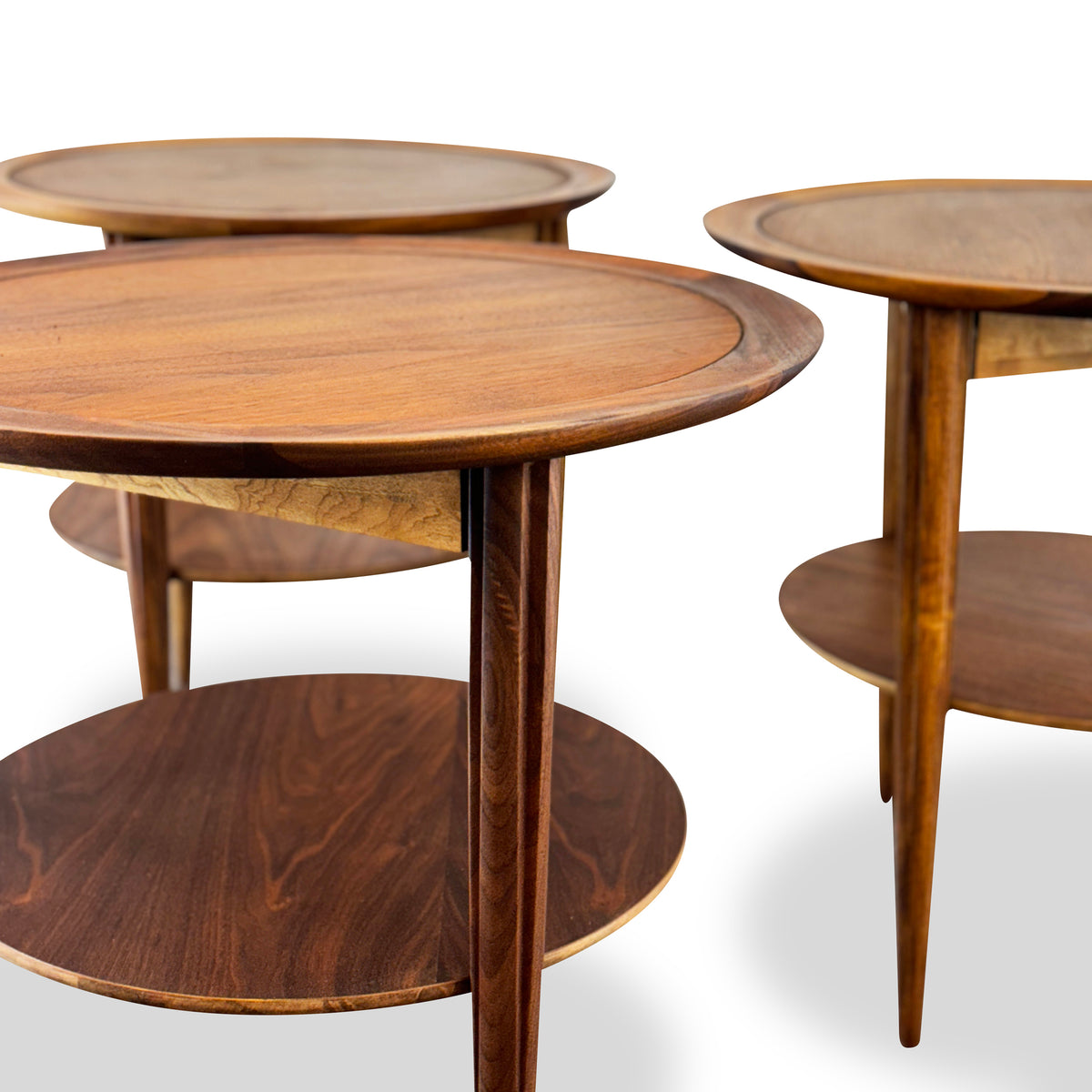 Set of Three Tripod End Tables by Deilcraft