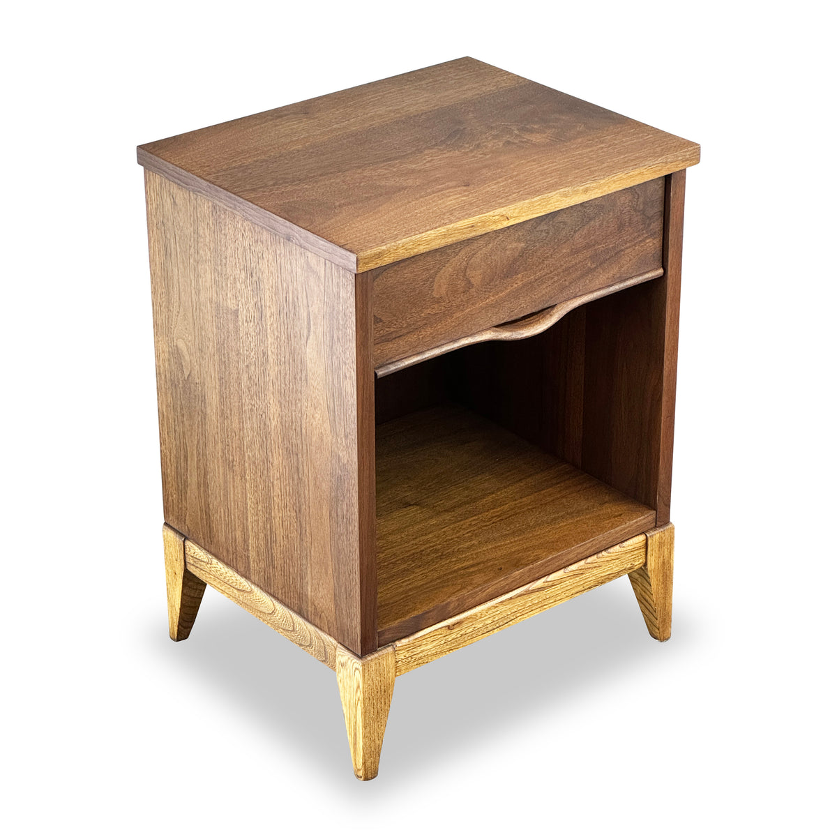 Walnut Nightstand by Kaufman Furniture