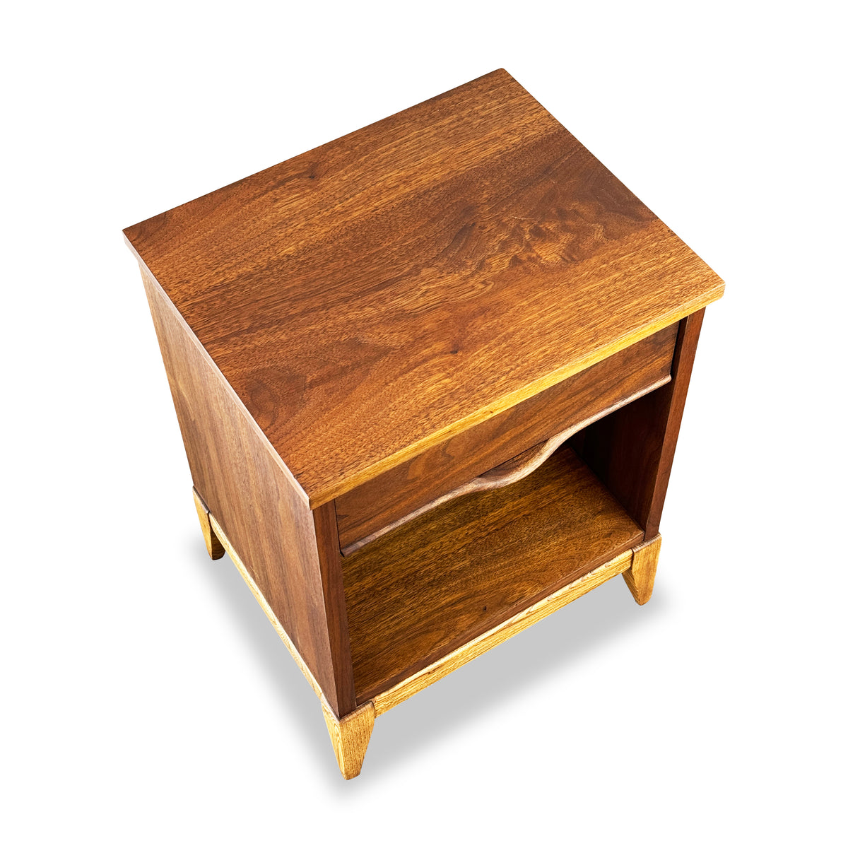 Walnut Nightstand by Kaufman Furniture