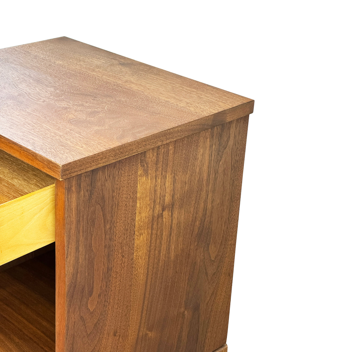 Walnut Nightstand by Kaufman Furniture