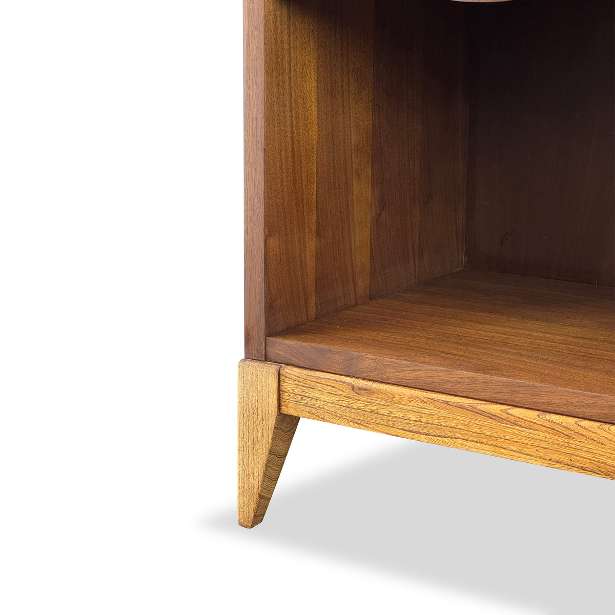 Walnut Nightstand by Kaufman Furniture