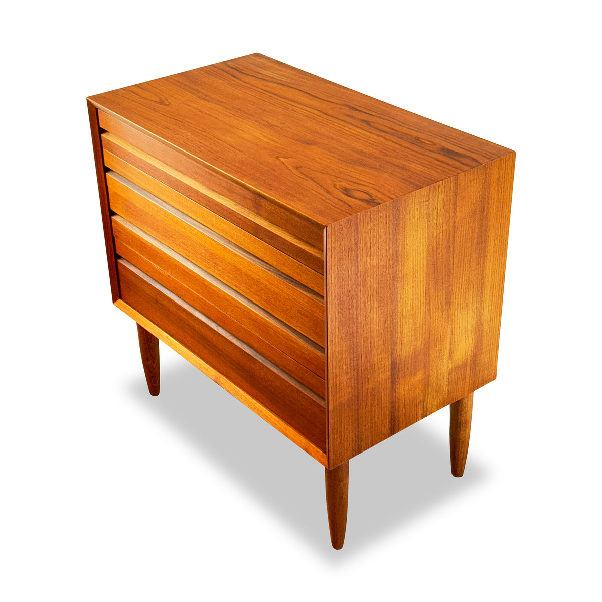 Teak Four Drawer Dresser by Cado