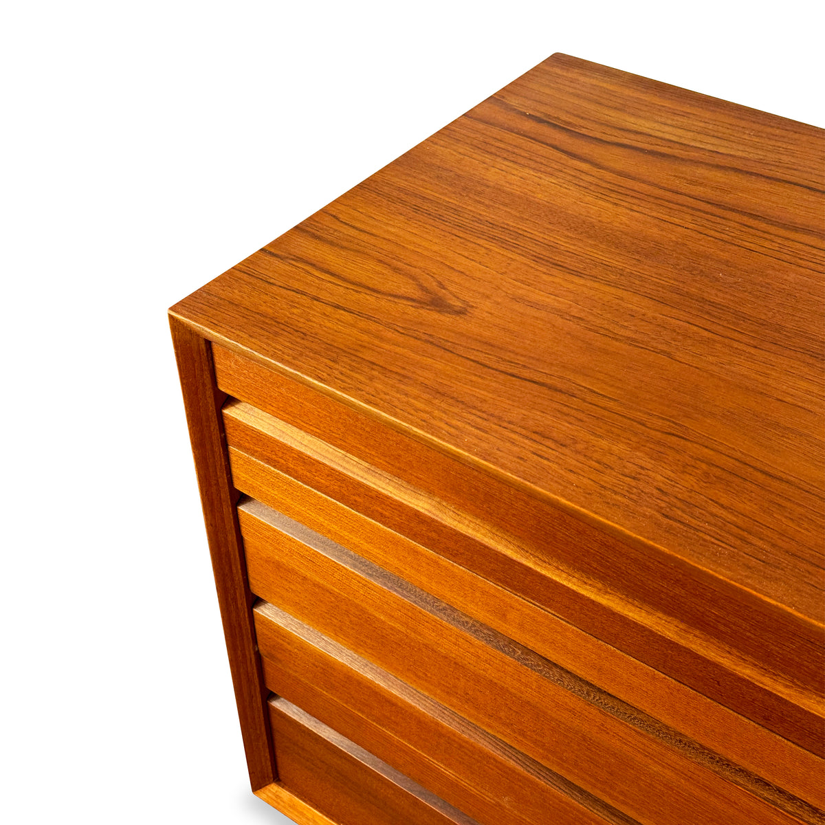 Teak Four Drawer Dresser by Cado