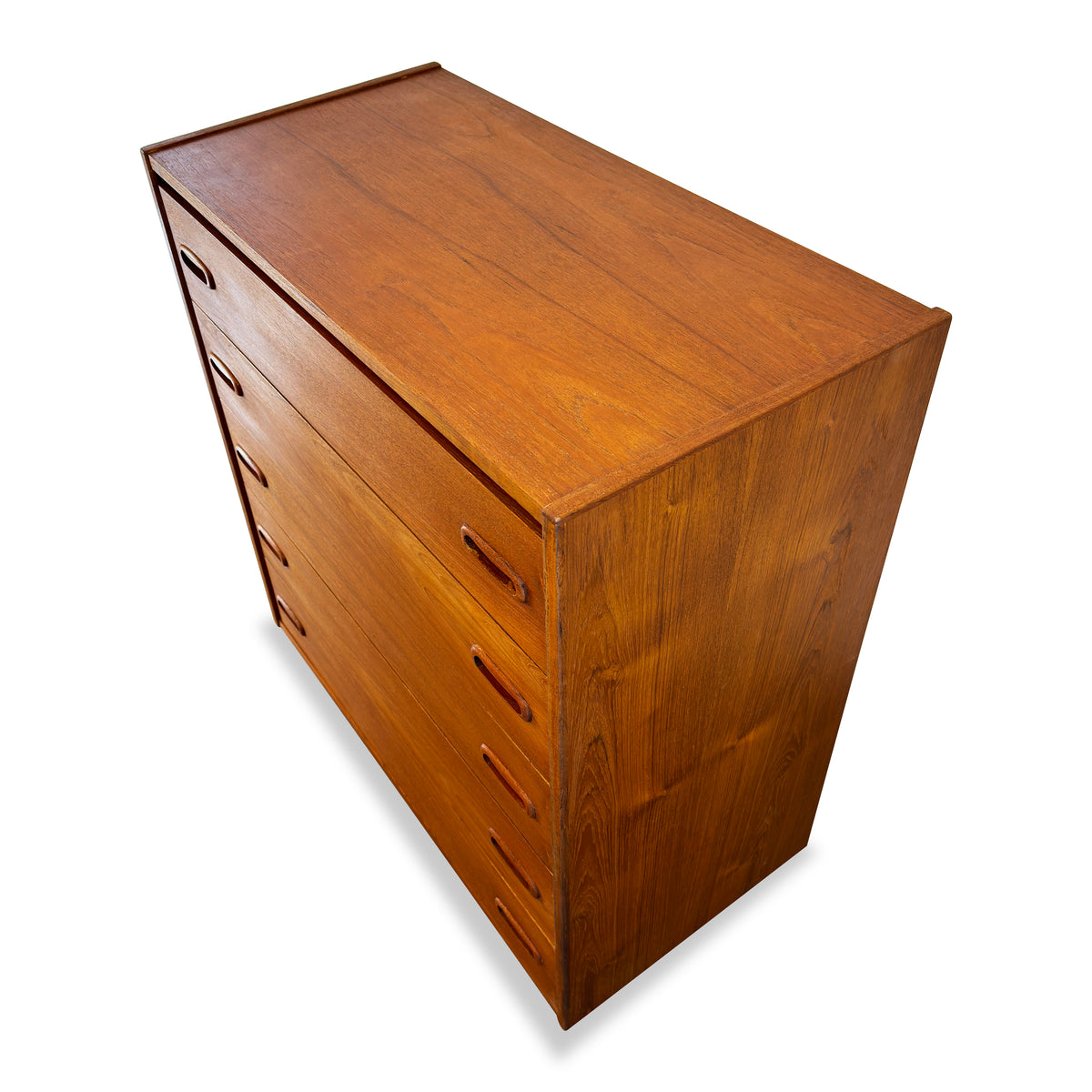 Teak Highboy Dresser