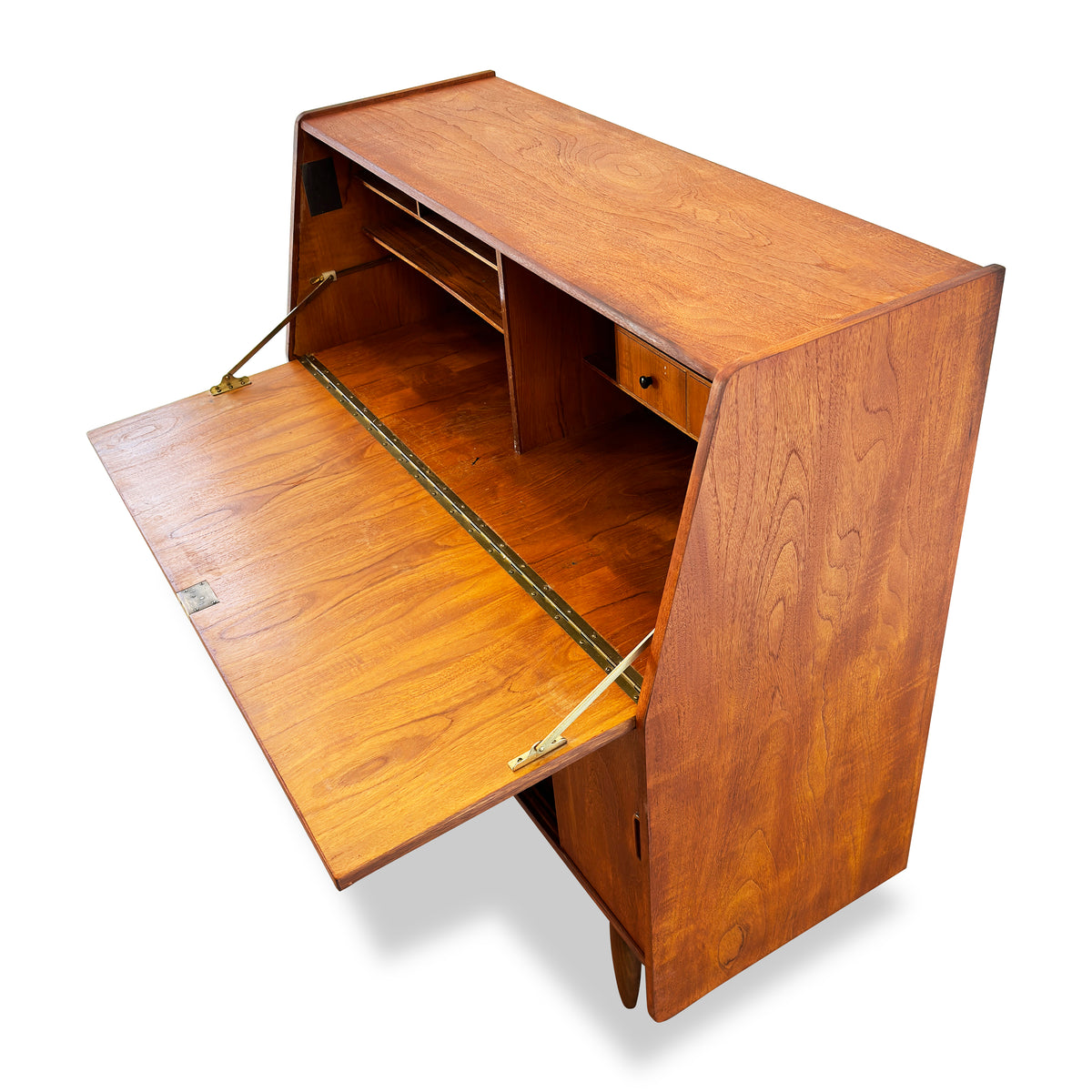 Teak Secretary Desk