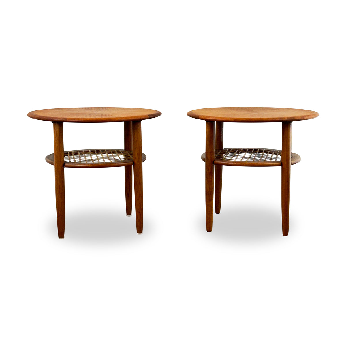 Pair of Teak End Tables