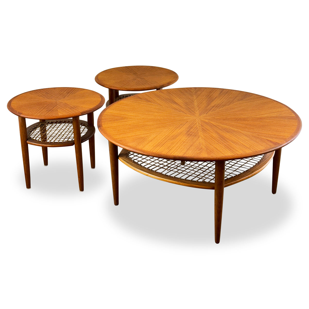 Pair of Teak End Tables