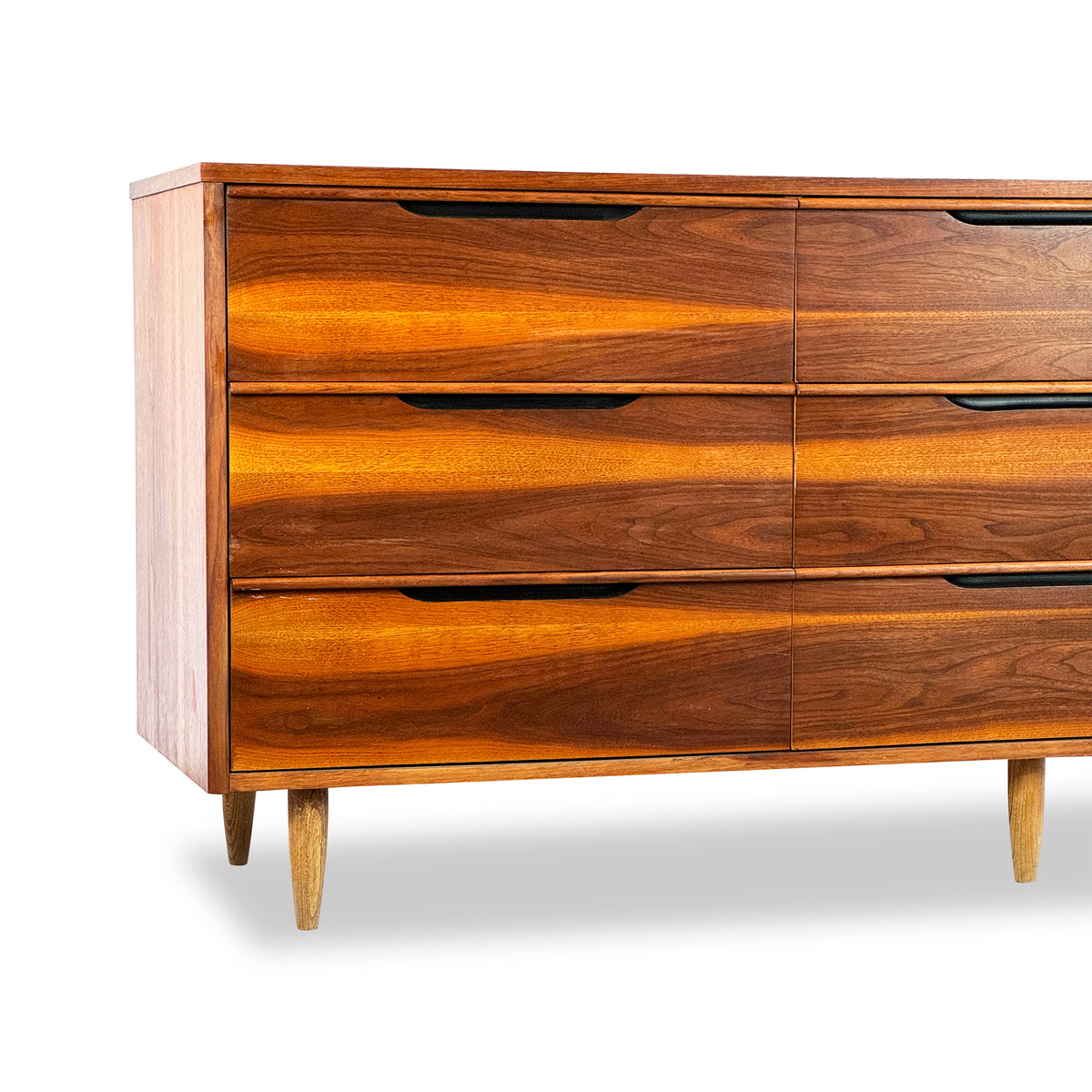 Walnut Nine Drawer Dresser