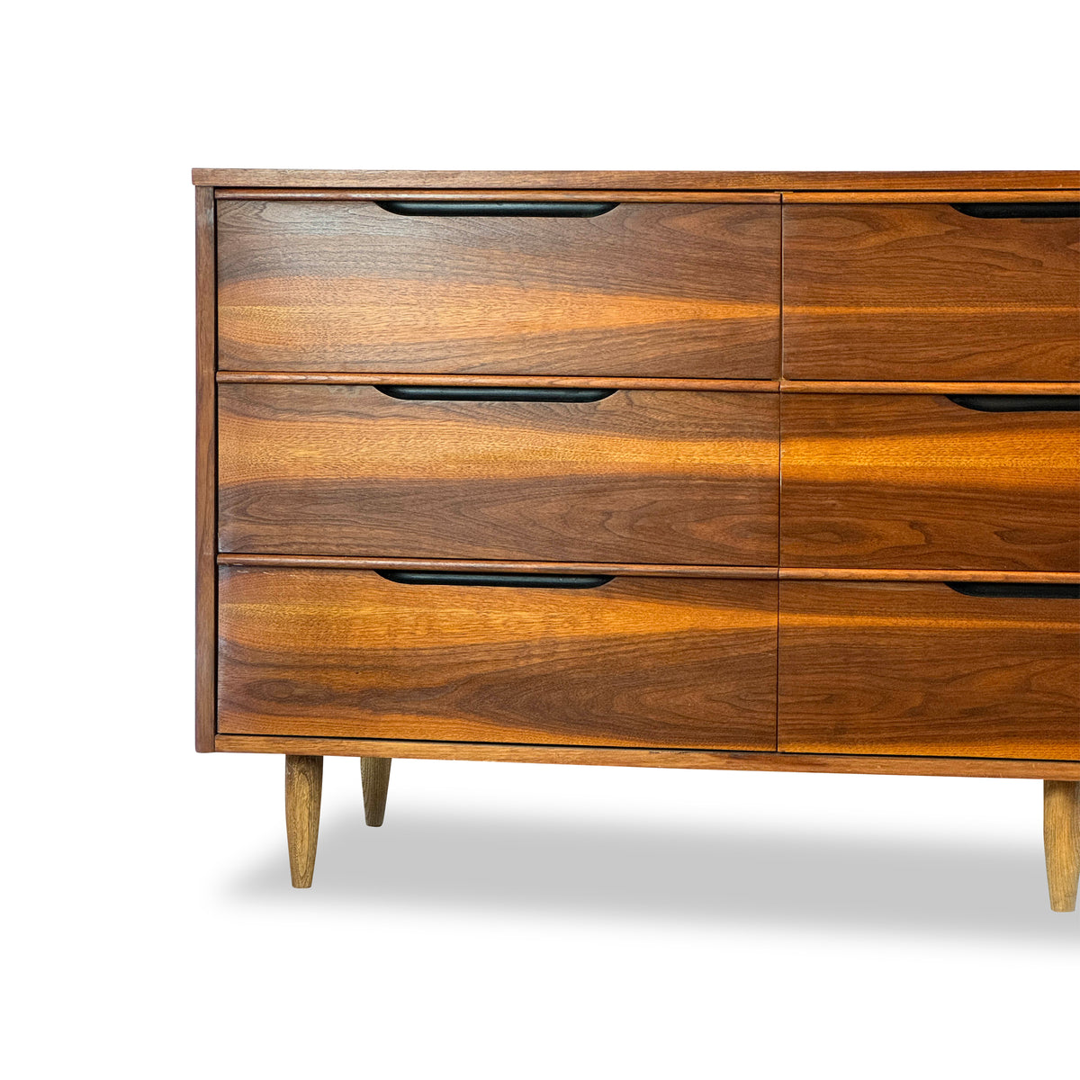 Walnut Nine Drawer Dresser