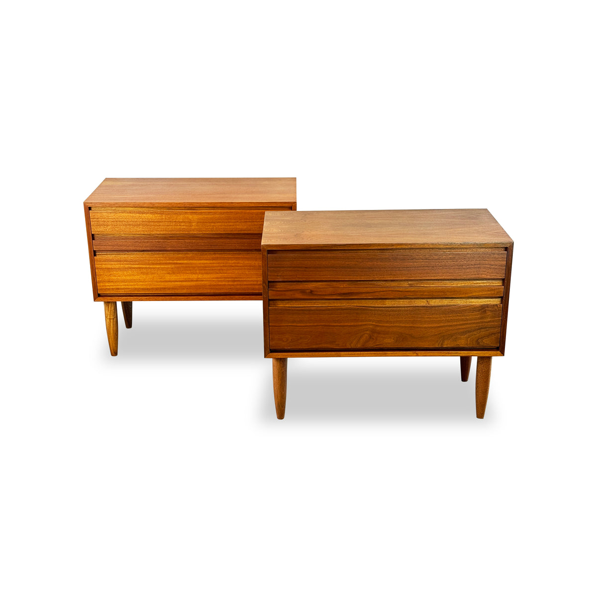 Walnut Three Drawer Chest/Nightstand