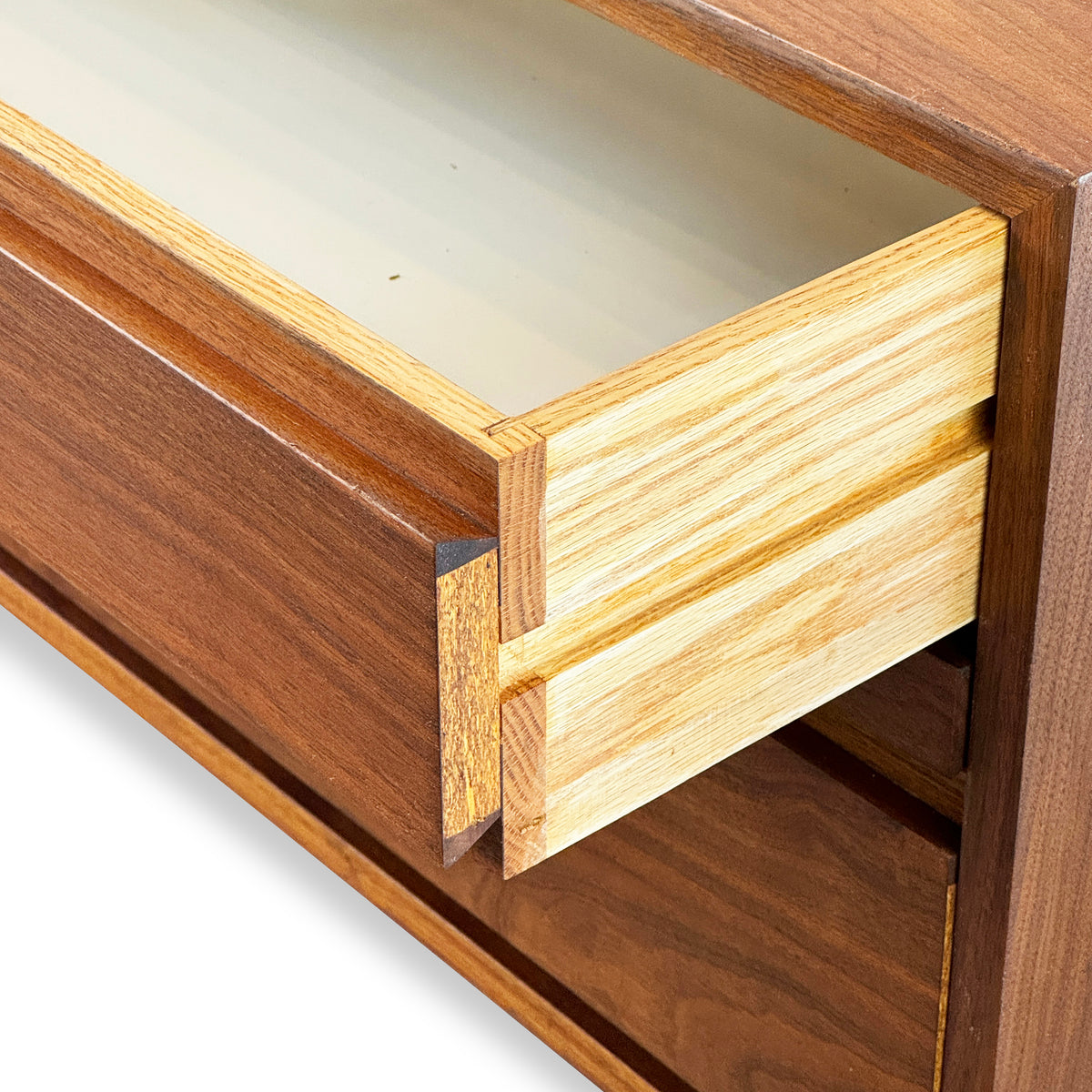 Walnut Three Drawer Chest/Nightstand