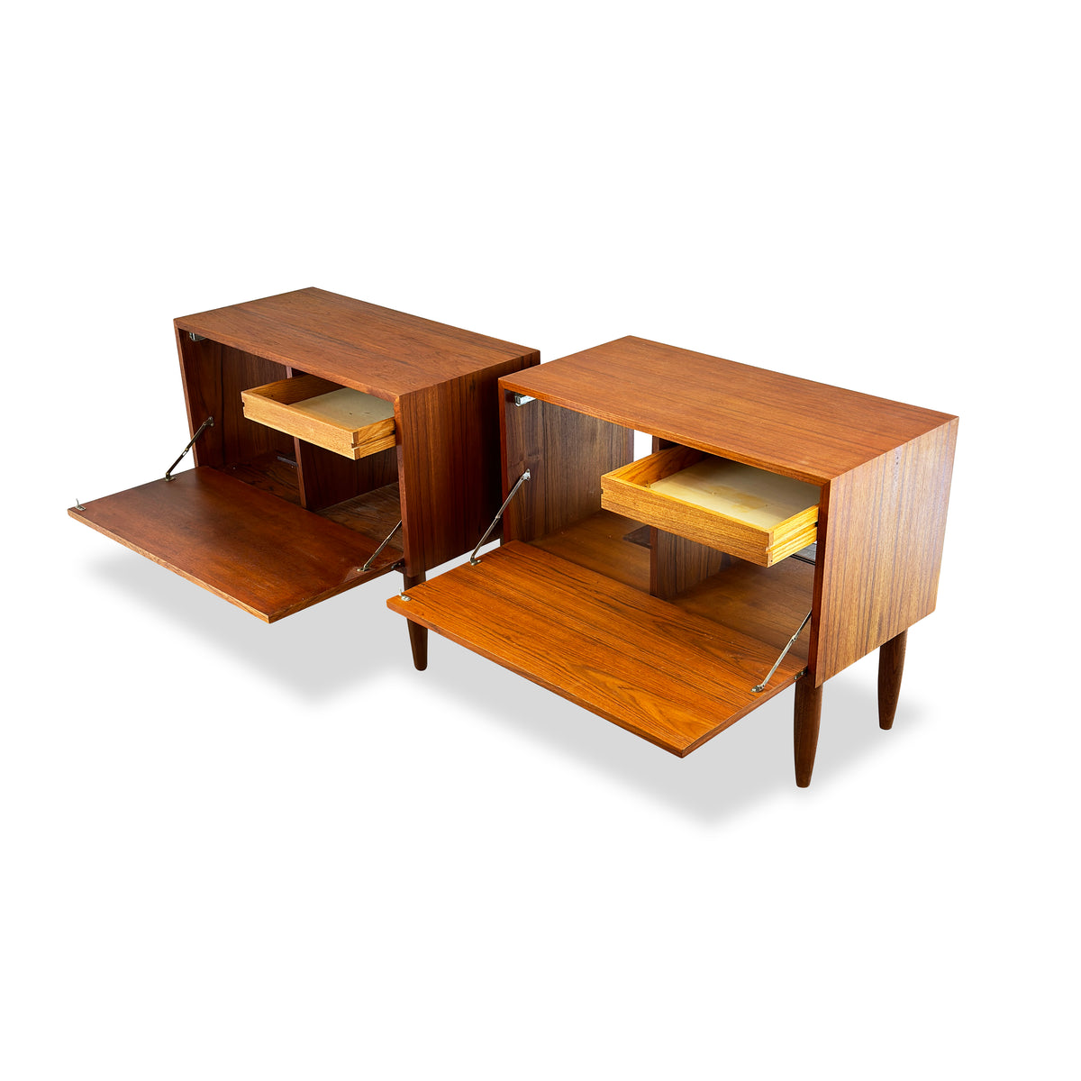 Pair of Teak Cabinets