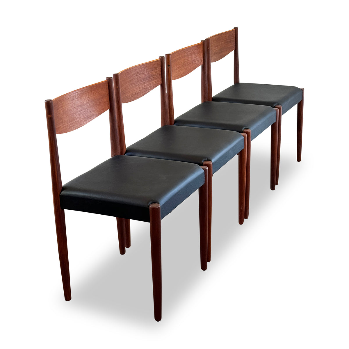 Teak Dining Chairs by Poul Volther