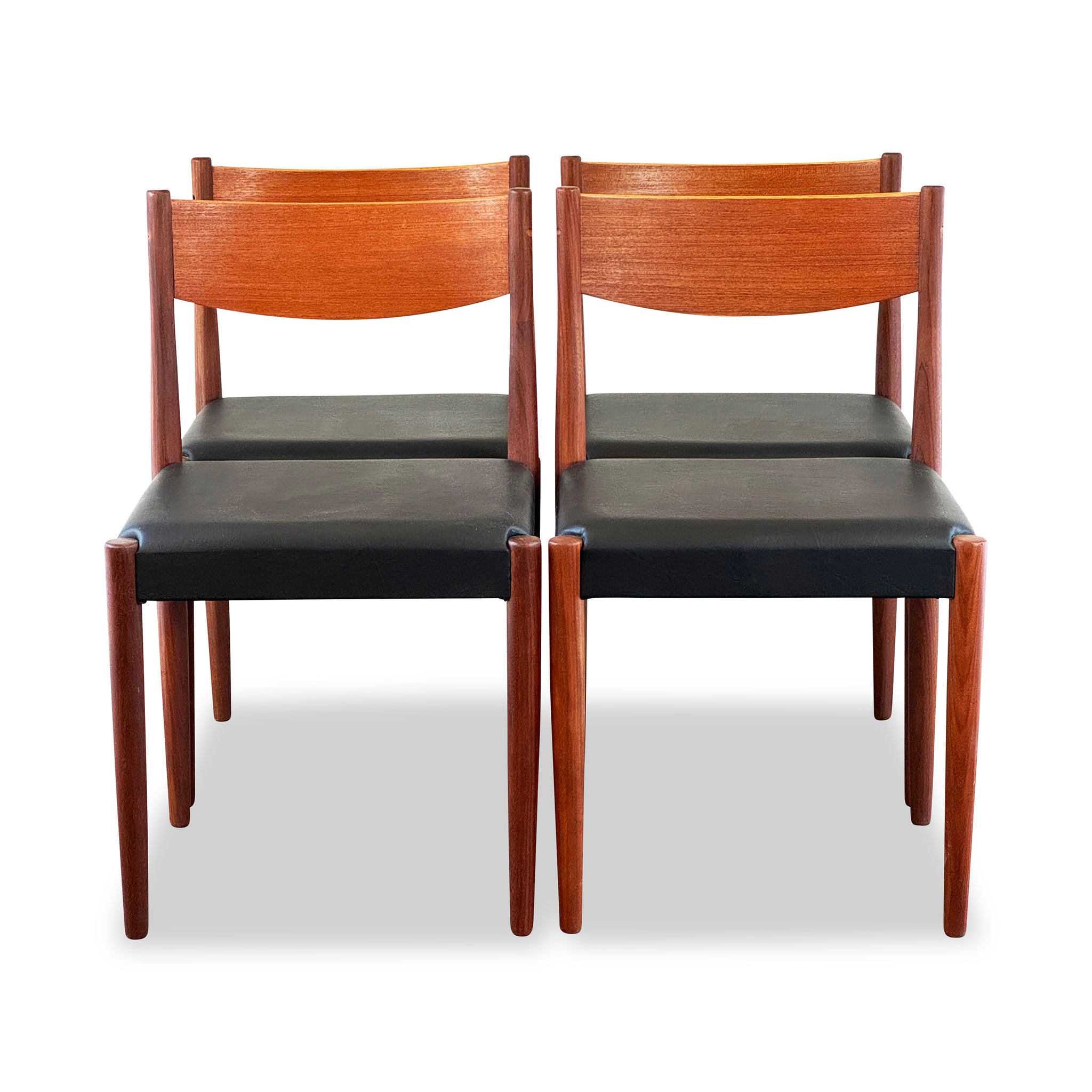 Teak Dining Chairs by Poul Volther Decade Five Furniture Co