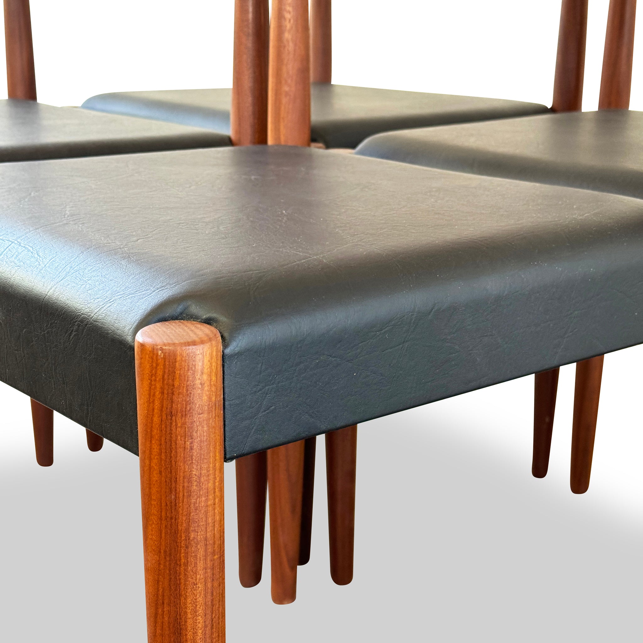 Teak Dining Chairs by Poul Volther - Decade Five Furniture Co.