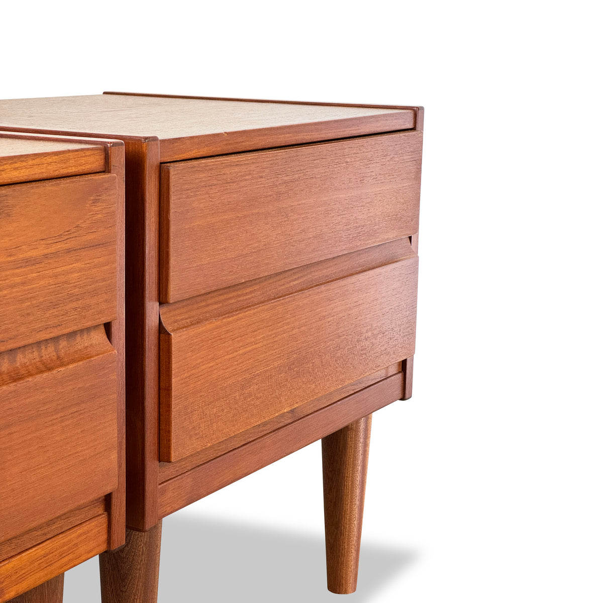 Pair of Teak Nightstands