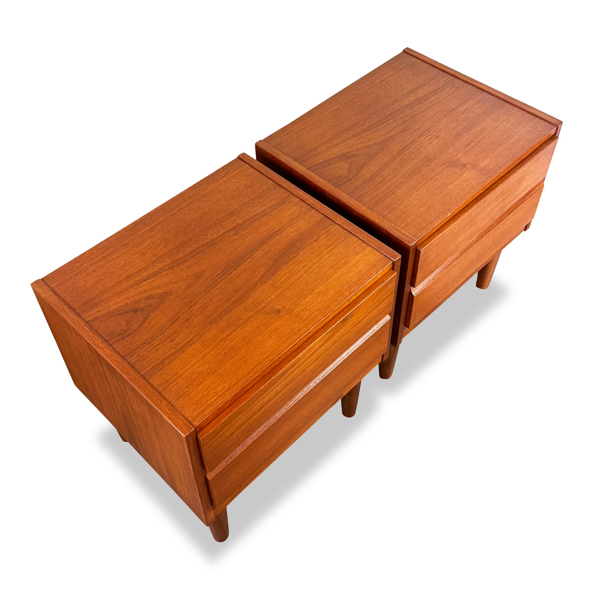 Pair of Teak Nightstands
