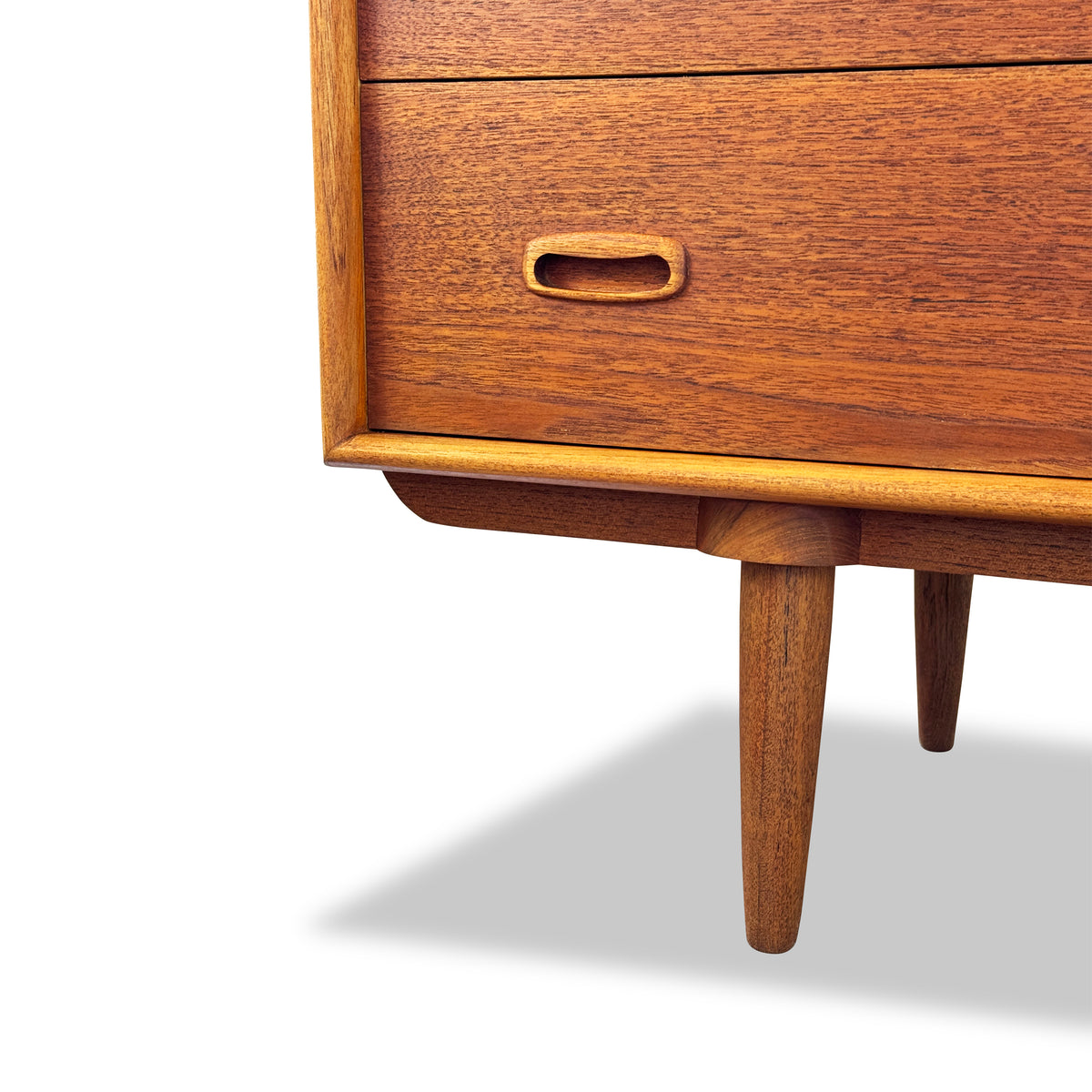 Teak Six Drawer Dresser