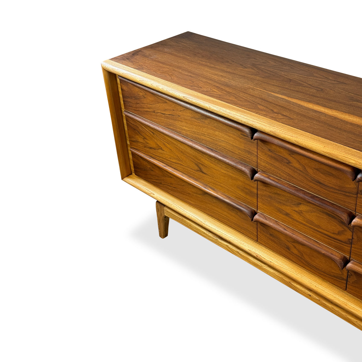 Walnut and Ash Dresser by United Furniture